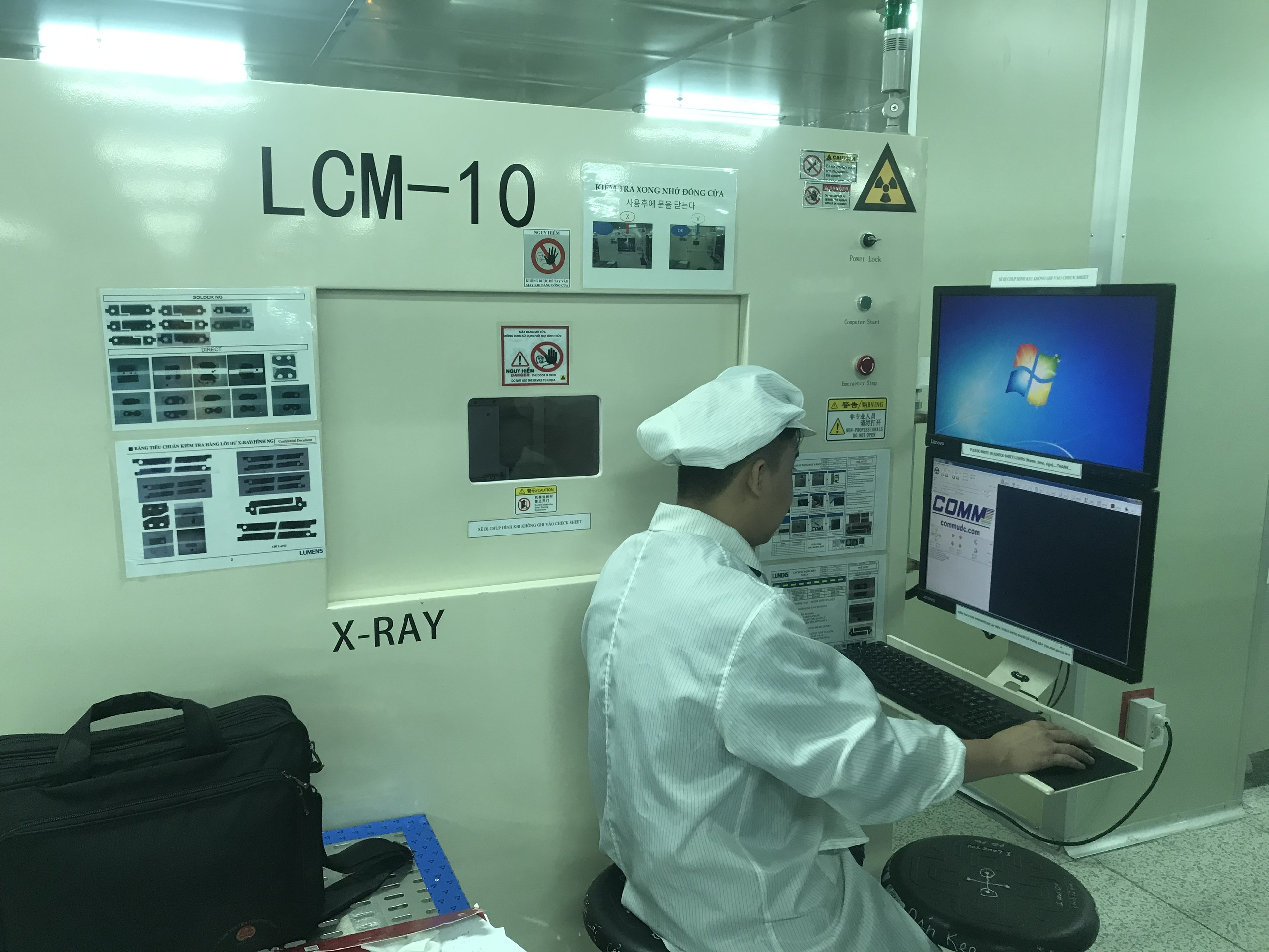 Kiểm tra, sửa chữa máy X-Ray